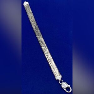 Sterling Silver Italian Riccio Bracelet